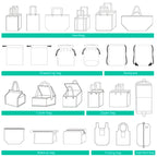 Custom Cotton Tote Bag with Printed Logo Reusable Shopping Bag for Retail, Events & Promotional Use