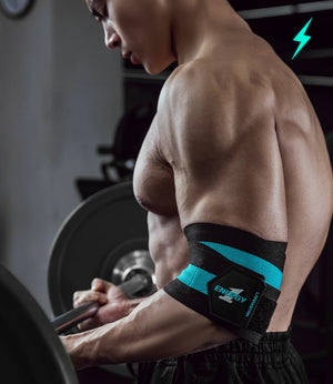 Custom Logo Polyester Elbow Wraps | MOQ 1 Pair