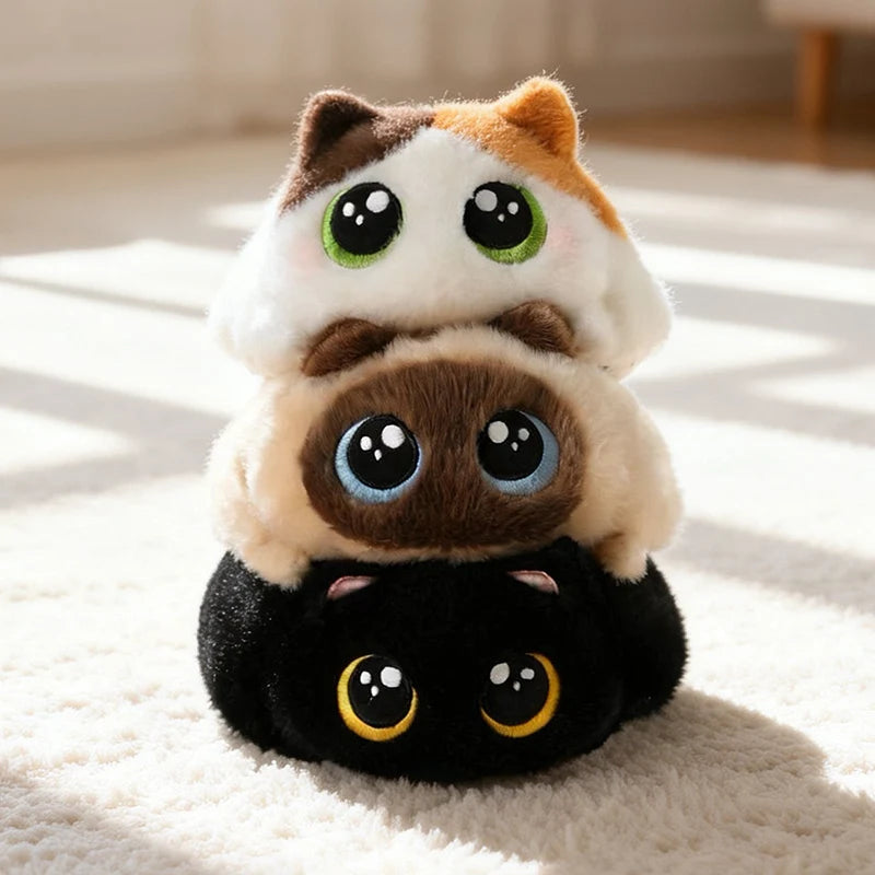 Custom Logo 15cm Loaf Cat Plush Toy Wholesale | Stress Relief Desk Decor