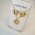 Custom 18K Gold Plated Stainless Steel Jewelry Set | MOQ 2