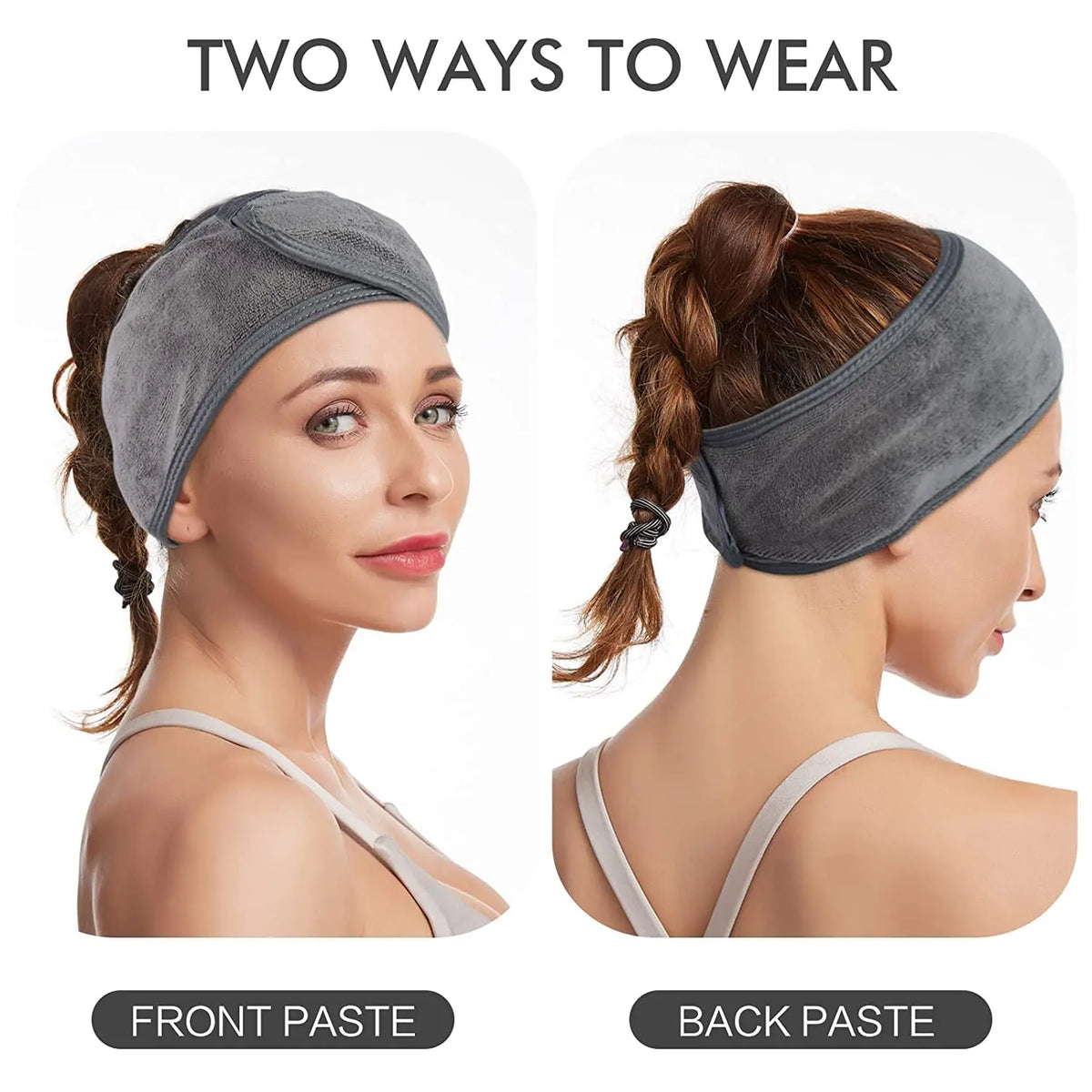 Custom Embroidered Microfiber Headband | 100 MOQ | Spa