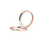 Double-Sided Magnifying Mirrors with Logo | Metal Frame | MOQ 10 pcs