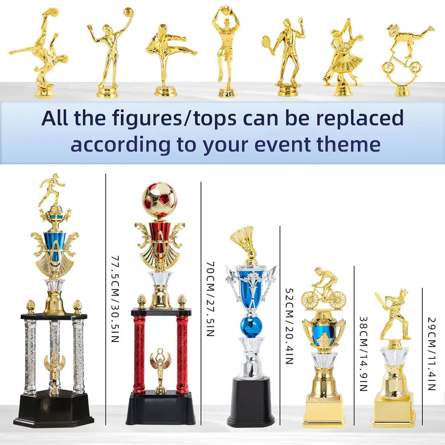 Custom Plastic Trophy Cup with Logo | MOQ 10 Pcs