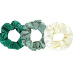 Custom Silk Scrunchies with Logo | Bulk MOQ 2 Pcs