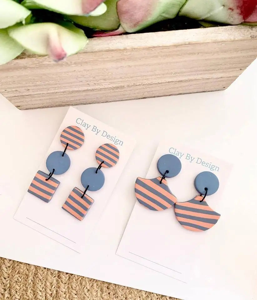 Custom Earring Cards with Gold Foil Stamping | MOQ 200 | 7-Day Lead Time
