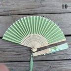 Custom Bamboo Hand Fans with Logo – 100 MOQ, 7-Day Lead