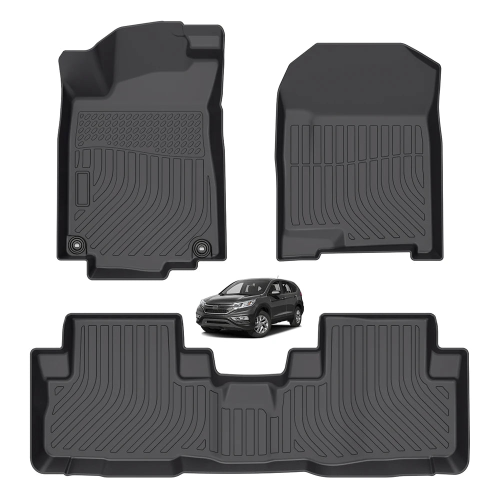 Honda CR-V 2017-2022 Custom 3D TPE All-Weather Floor Mats (Full Set)