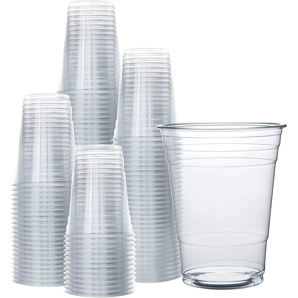 Custom Logo Takeaway Plastic Cups | Bulk MOQ 5000