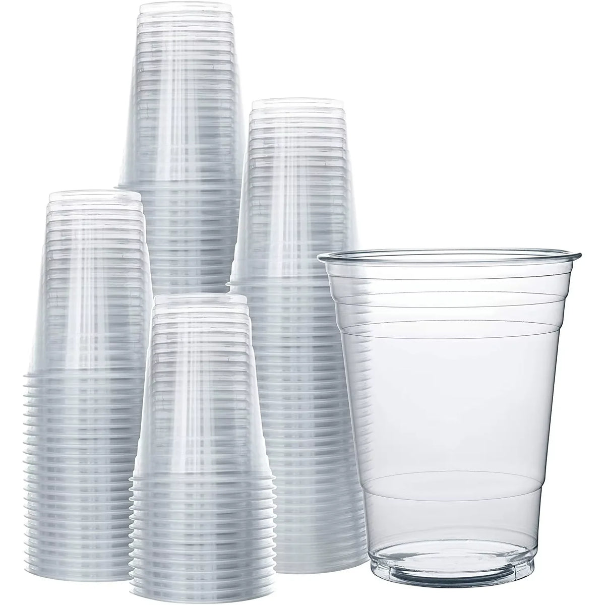 Custom Logo Takeaway Plastic Cups | Bulk MOQ 5000