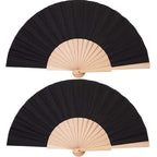 Custom Wooden Hand Fan | Foldable Wood Handle Fan | Bulk Corporate Events
