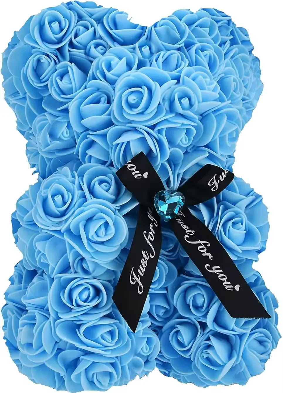 Wholesale Artificial Rose Bear with Handmade Eternal Flower Teddy Bear for Valentine's Day Mother's Day Gift with Box