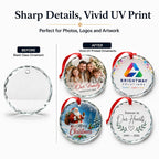 Custom Engraved Glass Ornaments 78mm | MOQ 100