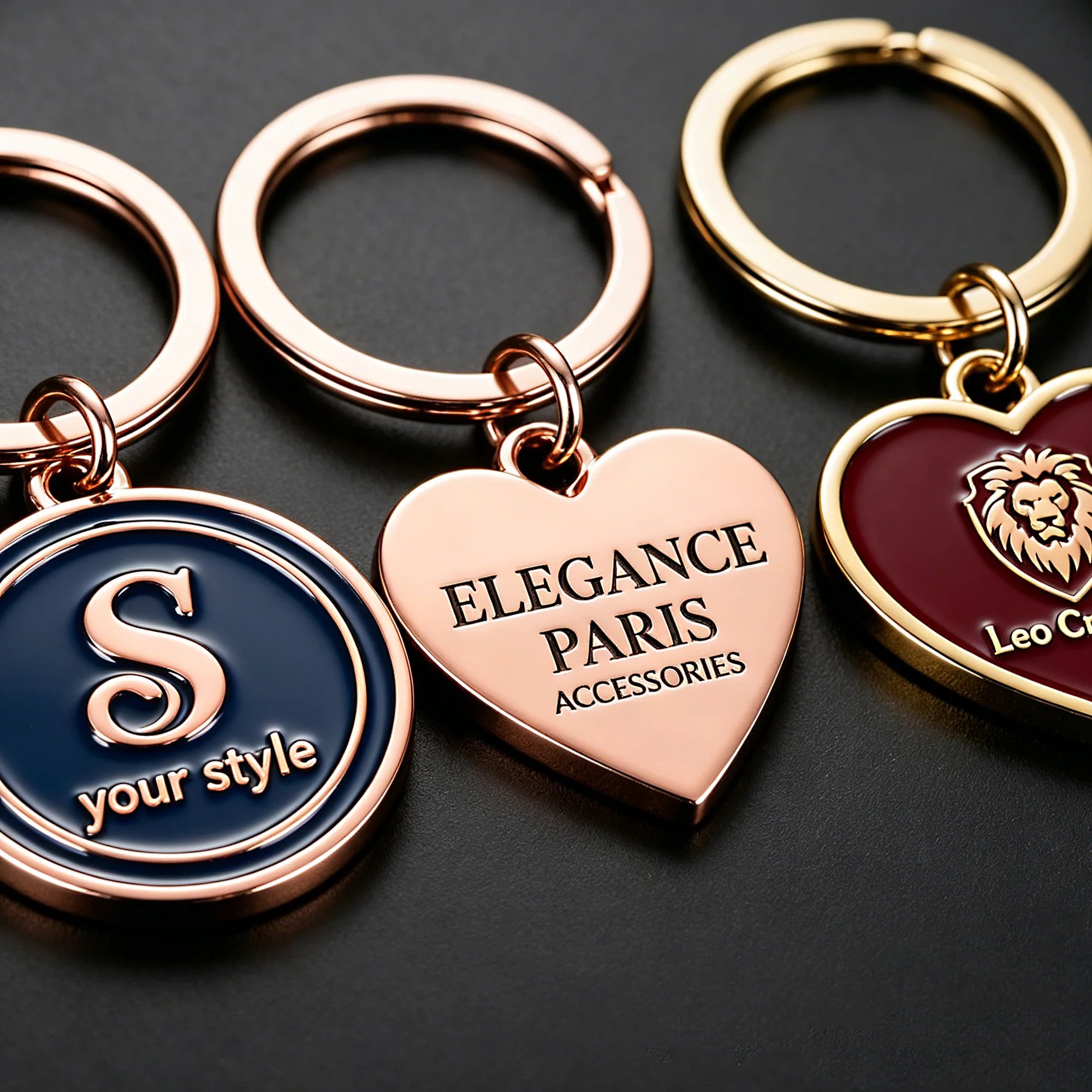 Custom Metal Keychains with Logo | 50 MOQ Promotional Giveaways