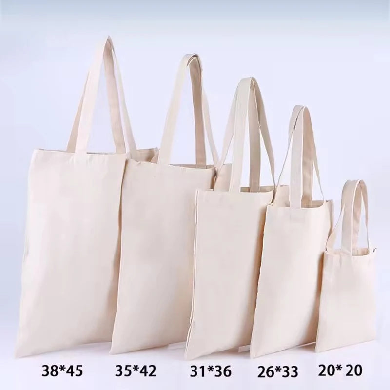 Custom Canvas Tote Bags with Logo | 10 MOQ Heavy-Duty Wholesale