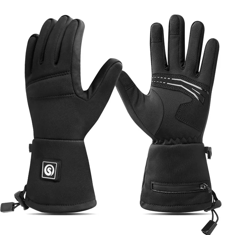 Custom Heated Cycling Gloves with Logo | Rechargeable Battery Warm