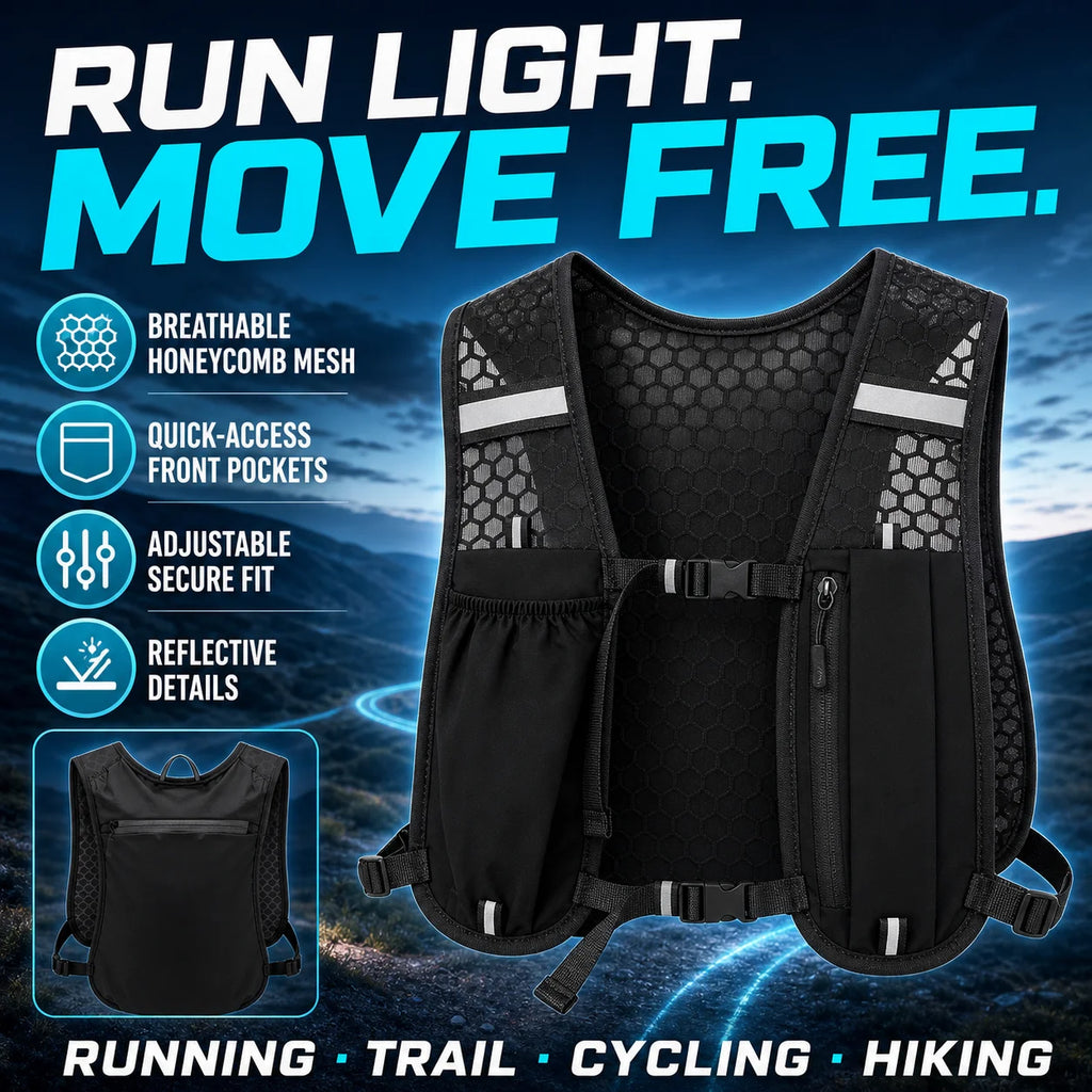 Custom Running Bag with Logo | Reflective Nylon | MOQ 100