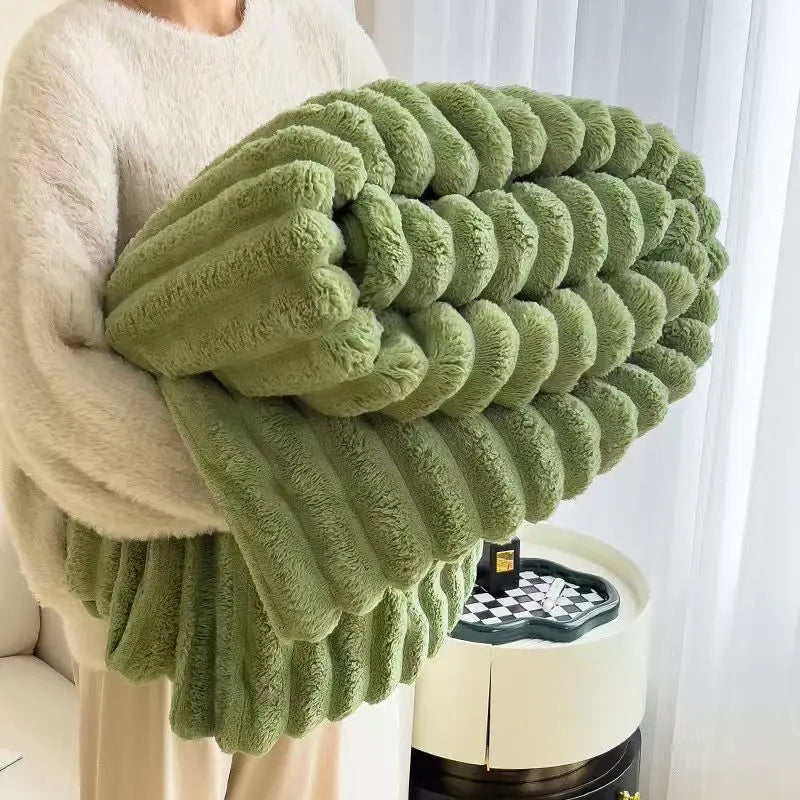 Custom Coral Fleece Blankets | 50 Pcs MOQ, $0.20/Piece | 3D Printing