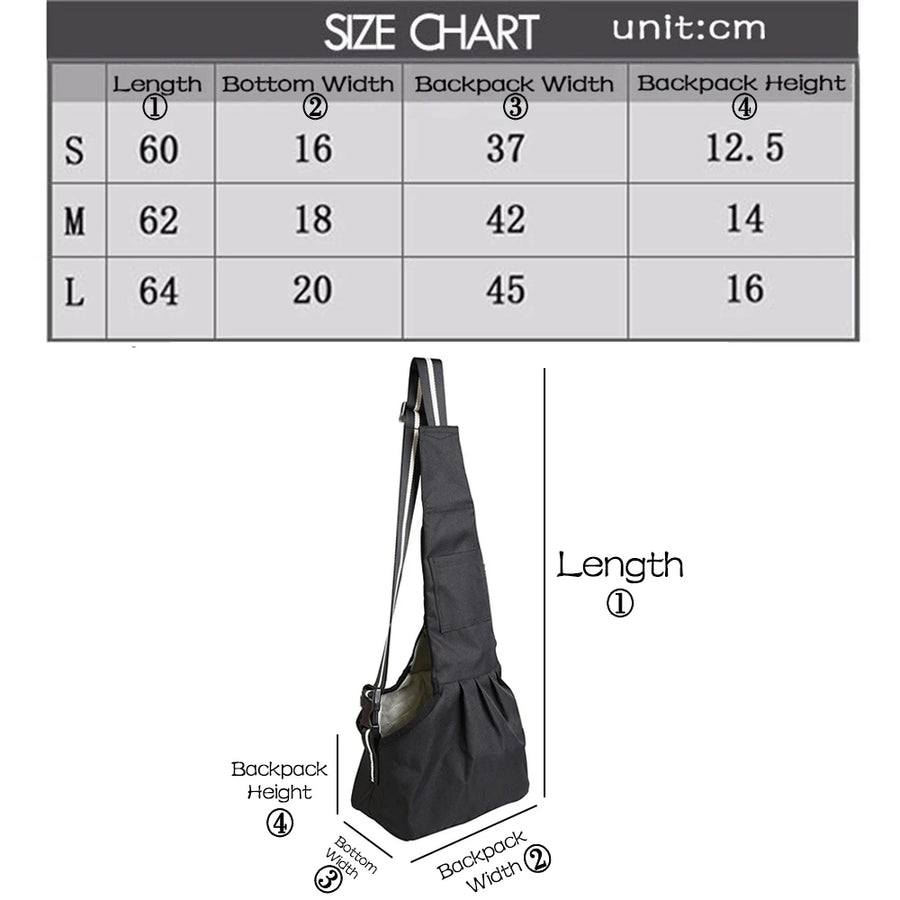 Custom Logo Dog Carrier Bag | Adjustable Pet Sling MOQ 300