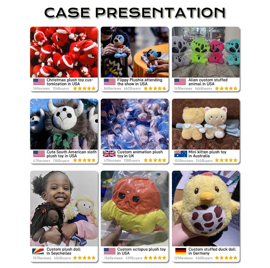 Custom Plush Toys 31-50cm PP Cotton | 500 MOQ Corporate Gifts Branded