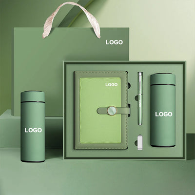 Luxury PU Leather Notebook Set | A5 | 100 Sheets | Pen Included
