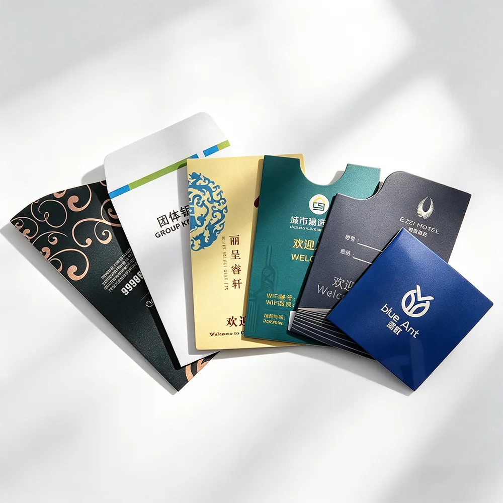 FSC Certified Hotel Key Card Holder 250gsm | Custom Logo | ISO Certified