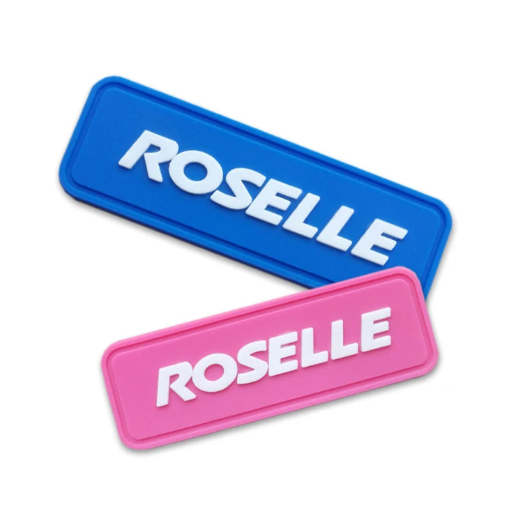 Custom 3D Embossed PVC Labels with Logo Wholesale | Low MOQ