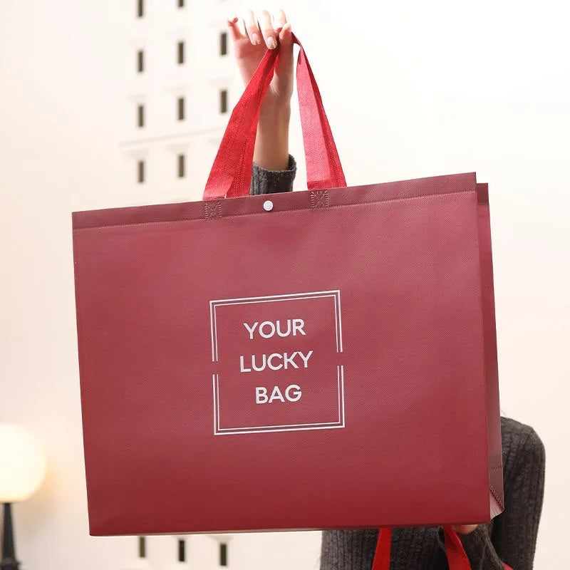 Custom Non-Woven Tote Bags with Logo | 8-15KGS Capacity MOQ 500