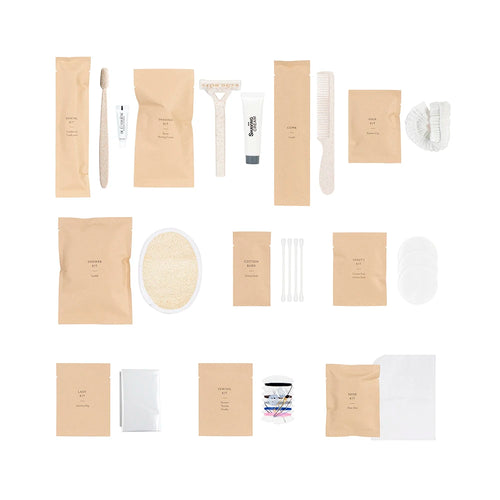 Biodegradable Hotel Amenities with Logo – 5,000 MOQ, 30-Day Lead