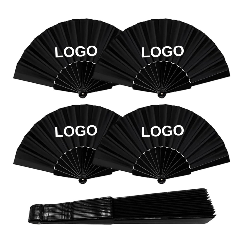 Signature Summer Cool - Custom-Branded High-Density Folding Hand Fans for Events & Boutique Giveaways