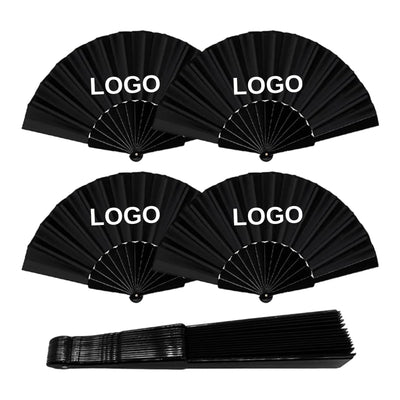 Signature Summer Cool - Custom-Branded High-Density Folding Hand Fans for Events & Boutique Giveaways