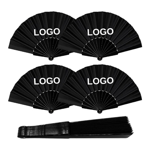 Signature Summer Cool - Custom-Branded High-Density Folding Hand Fans for Events & Boutique Giveaways