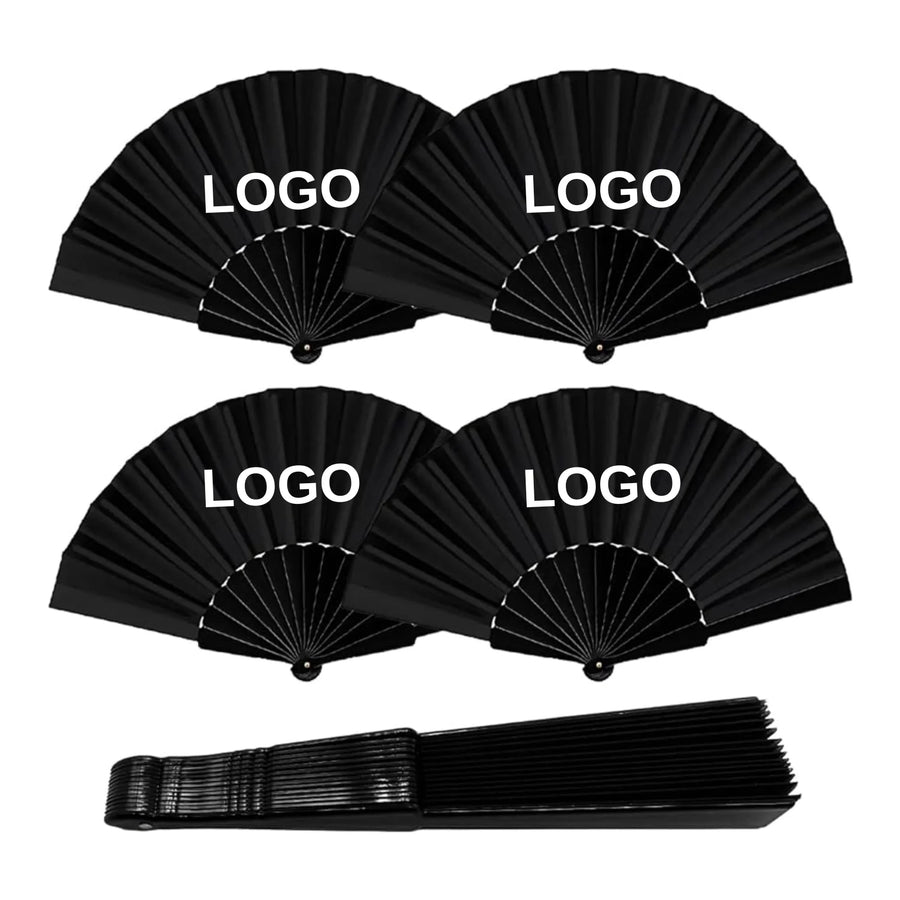 Signature Summer Cool - Custom-Branded High-Density Folding Hand Fans for Events & Boutique Giveaways