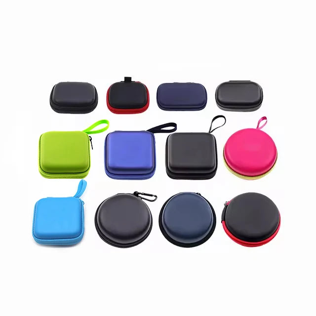 New EVA Hard Mini Earphone Case with Custom Logo | MOQ 100