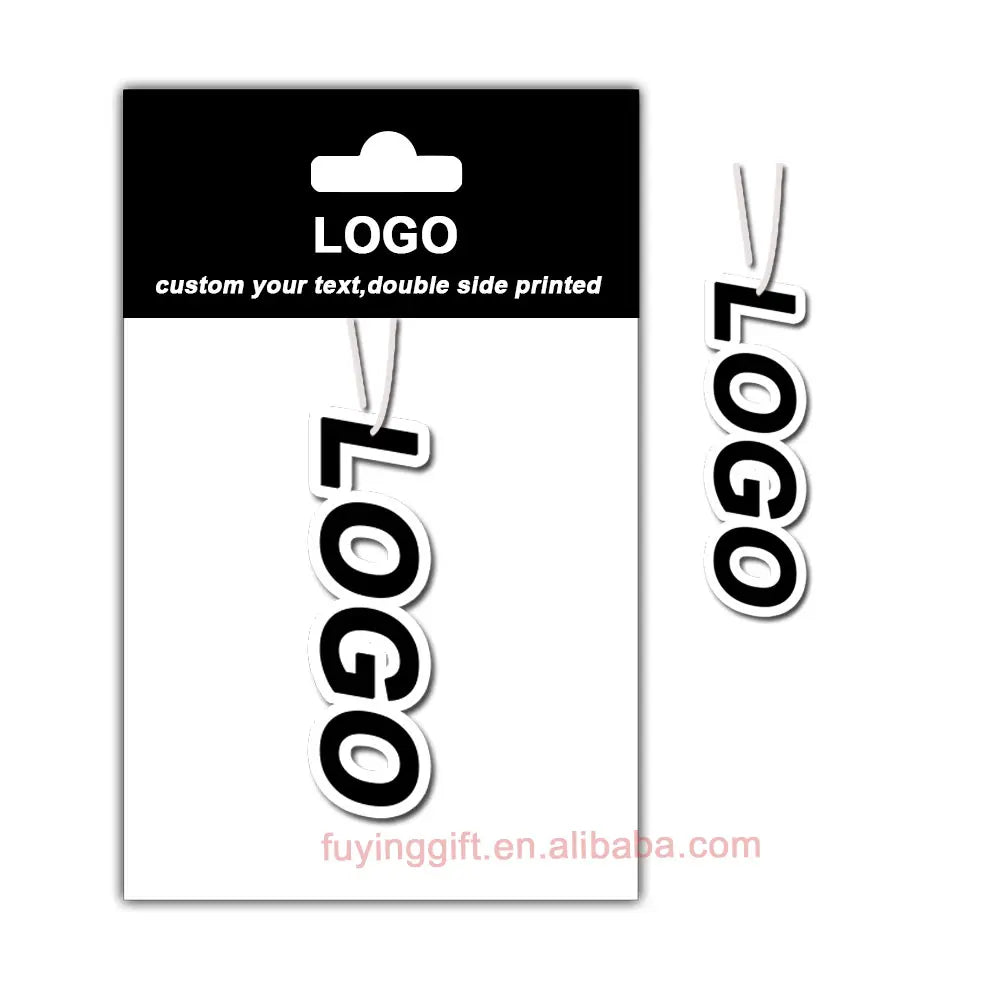 Custom Die Cut Air Fresheners | 50 Pcs MOQ, 100+ Scents | Custom Logo