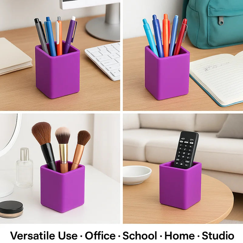 Custom Silicone Pen Holder | BPA-Free, RoHS, LFGB, CE Certified for Office & School