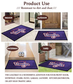 Custom Printed Nylon Floor Mat: Rubber Backing, 12 Pantone Colors, MOQ 5pcs