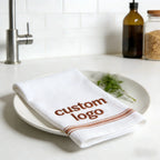 Custom Cotton Kitchen Tea Towels with Logo Wholesale | MOQ 1000