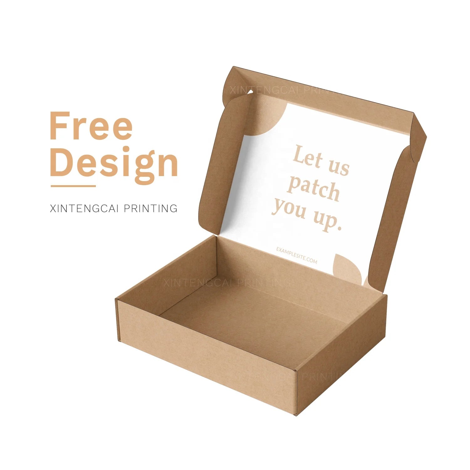 Custom Corrugated Packaging Box with Logo | 500 MOQ, Offset Print, 7 Finishing Options
