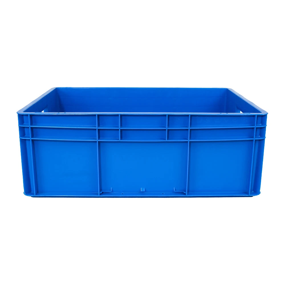Heavy Duty Industrial Solid Plastic Storage Bin – Stackable Container Box with Custom Logo