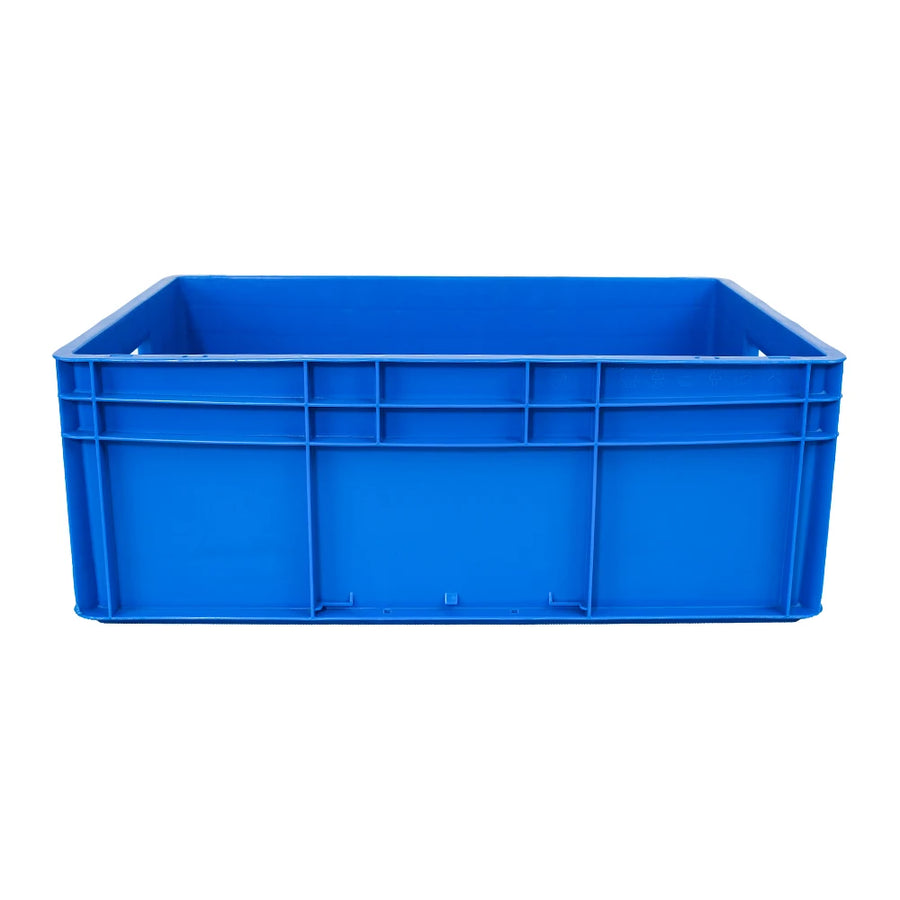 Heavy Duty Industrial Solid Plastic Storage Bin – Stackable Container Box with Custom Logo
