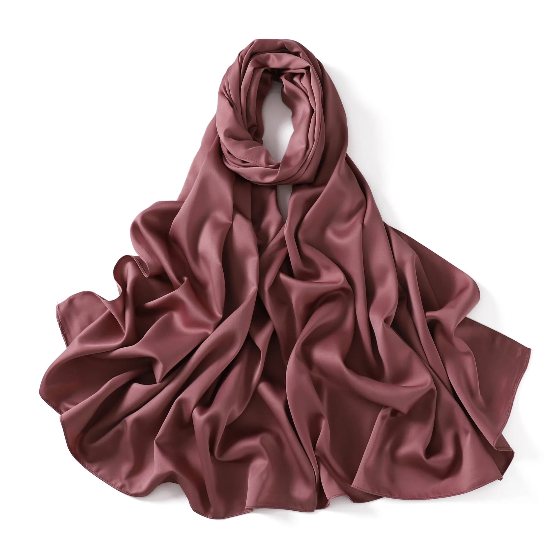 Custom Matte Satin Hijabs Wholesale | 20-Piece MOQ & 14-Day Lead Time | Eid Prayer Scarves