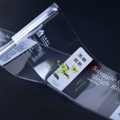 Transparent PVC Bottle Labels — ISO9001, 100 Pcs MOQ, Waterproof