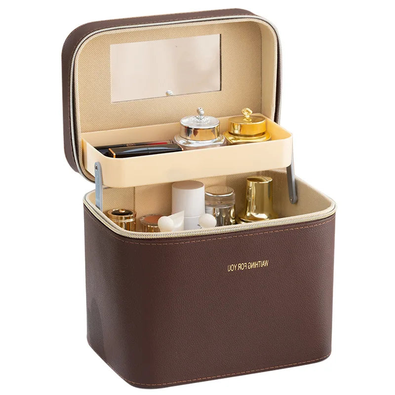 PU Cosmetic Storage Organizer | 1-Piece MOQ | 31-Day Lead
