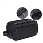 Custom PU Leather Dopp Kit Bag with Logo for Men | Bulk Corporate Travel Toiletry Bags