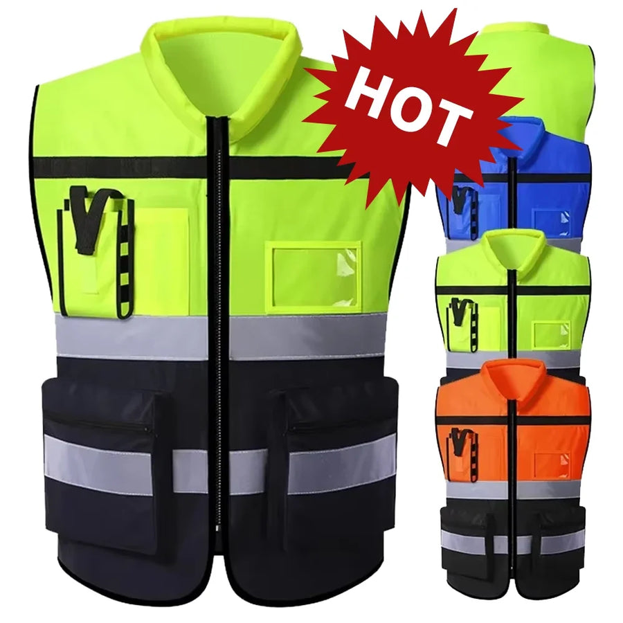 Custom ANSI Class 2 Safety Vests with Logo – 100 pc MOQ