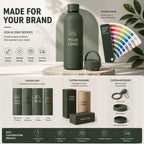 Custom 304 Stainless Steel Water Bottles 100 MOQ | Double Wall Vacuum Insulated