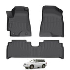 Toyota Highlander 3D All-Weather TPE Floor Mats Full Set (2001-2007)