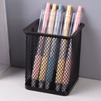 Custom ABS Square Pen Holder 7.5x7.5x9.5cm | Desk Organizer | Bulk Logo