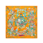 Custom 100% Real Silk Scarves | Digital Printing | 50 Pcs MOQ | Luxury Corporate Gifts