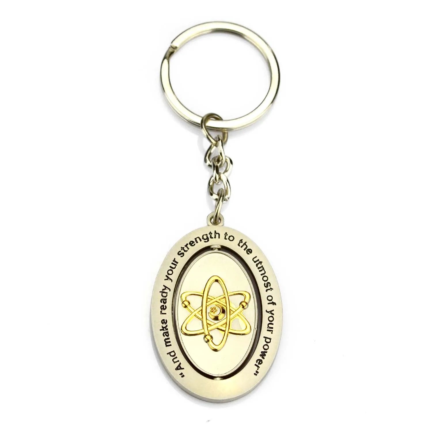 Custom Stainless Steel Spinning Keychain | 7-Day Lead | Negotiable MOQ